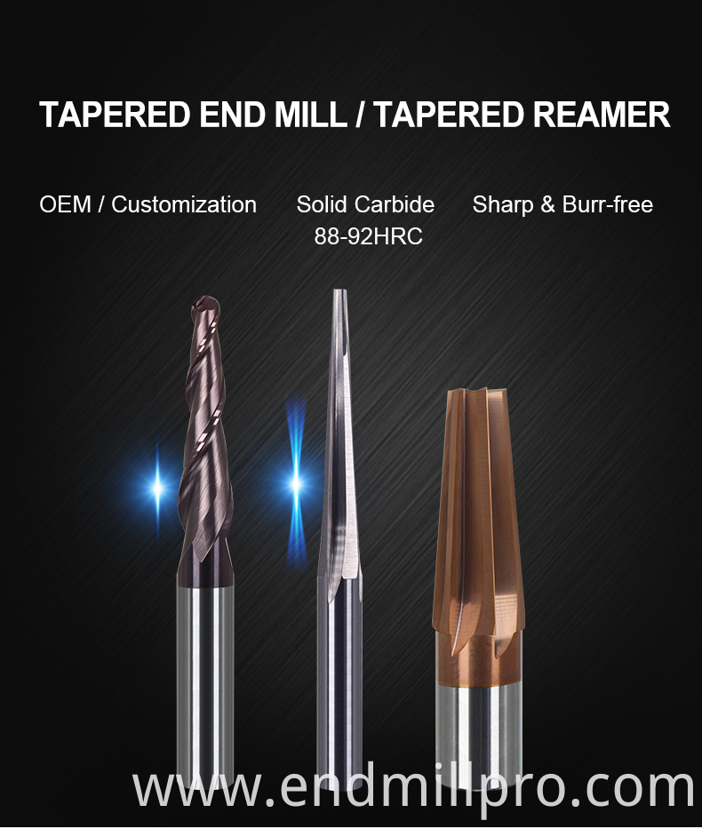 TAPERED END MILL 